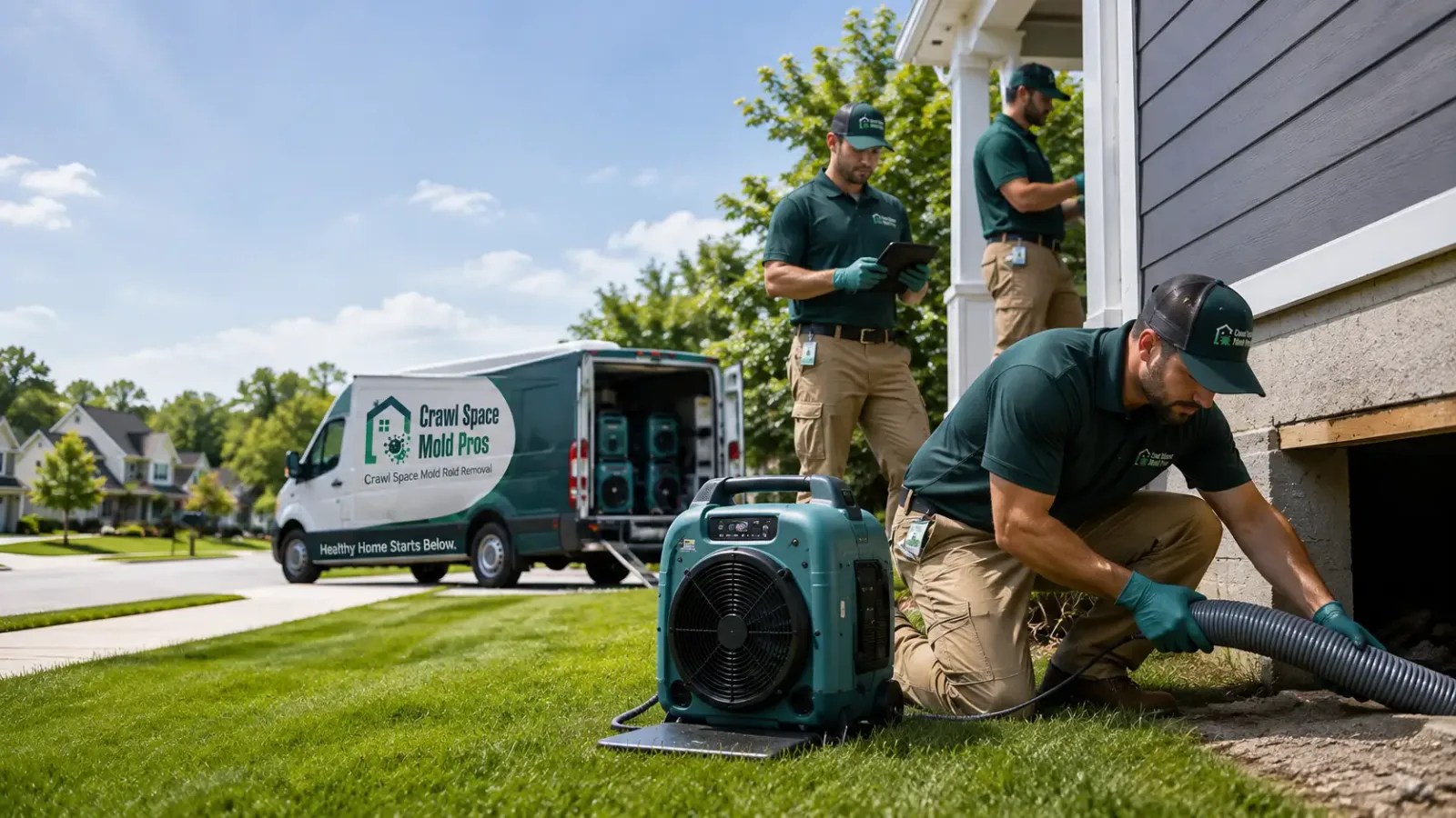 Crawl Space Mold Removal in New Bremen, OH